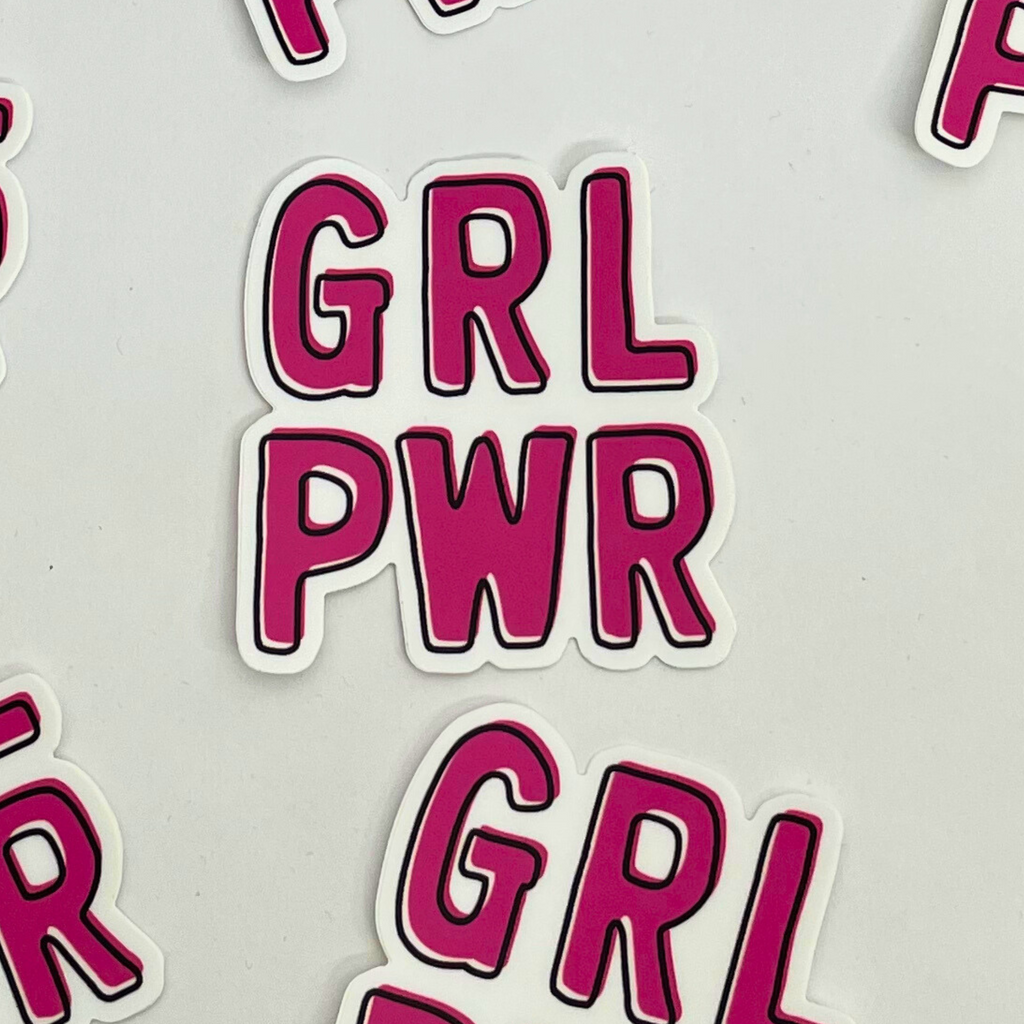 GRL PWR Sticker