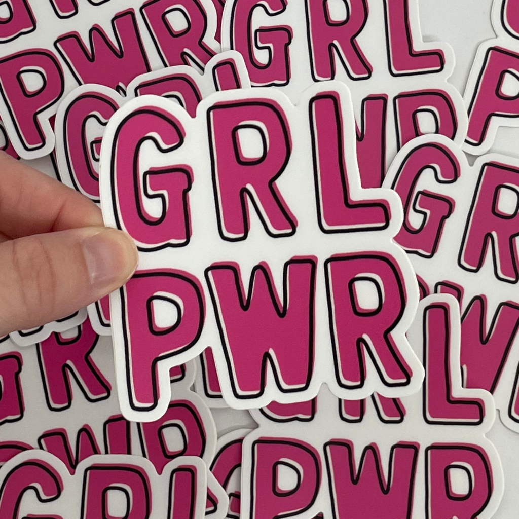 GRL PWR Sticker