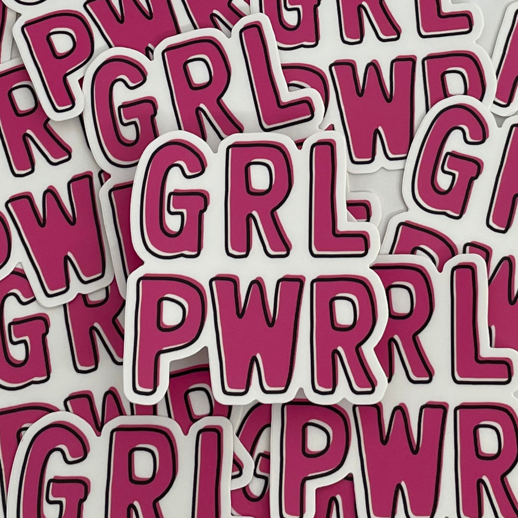 GRL PWR Sticker