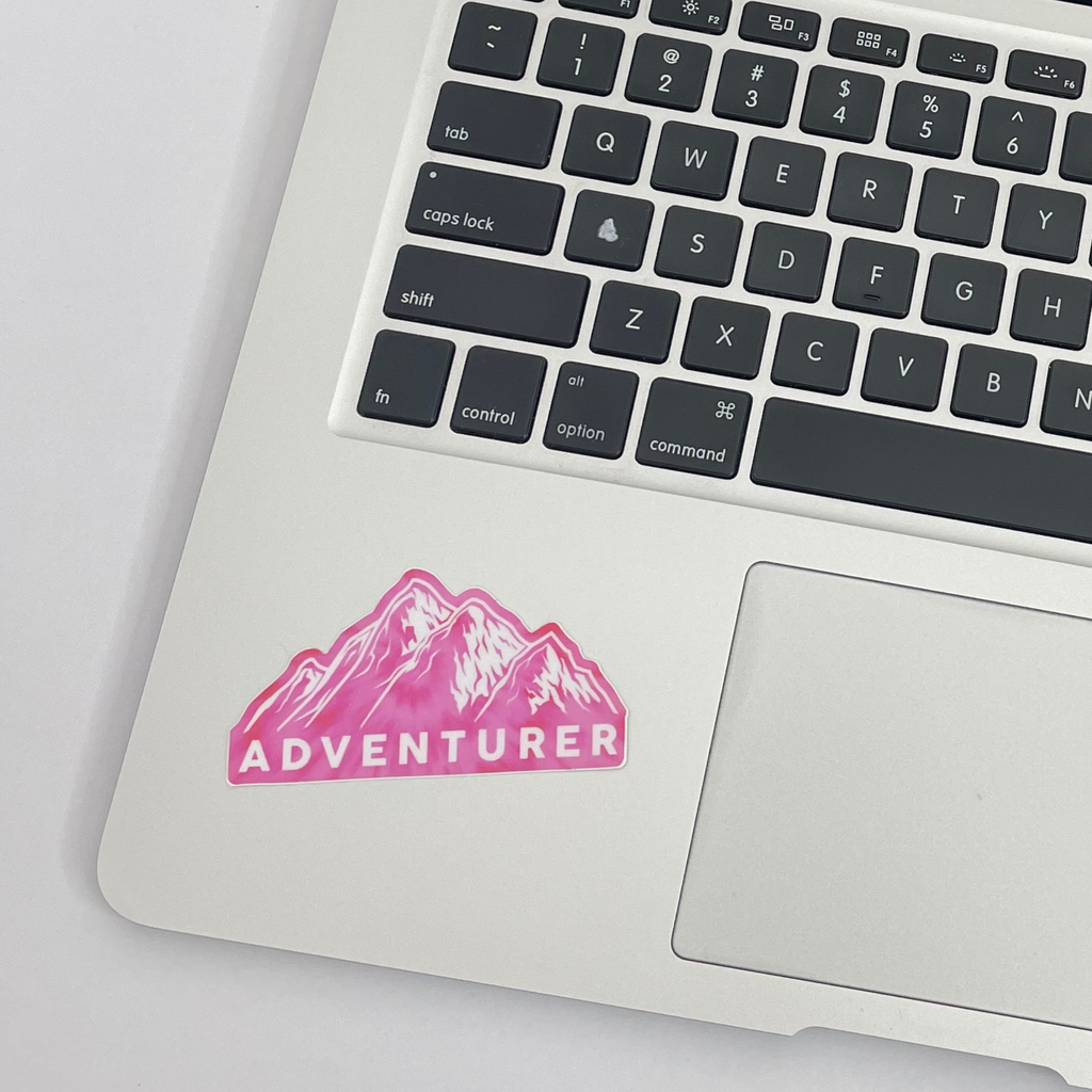 Adventurer Mountain Sticker