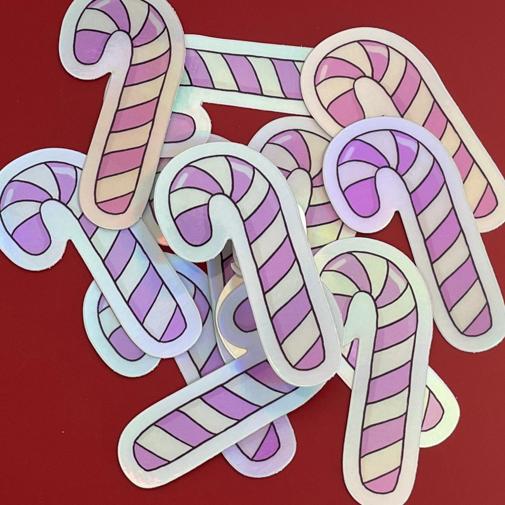 Candy Cane Sticker