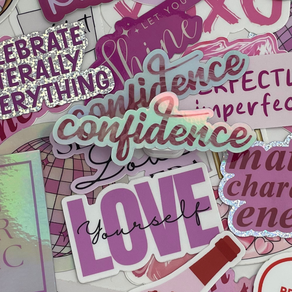 Confidence Holographic Sticker