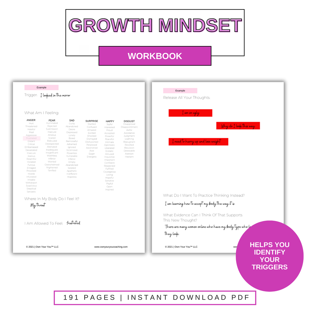 Digital Own Your Mindset Journal