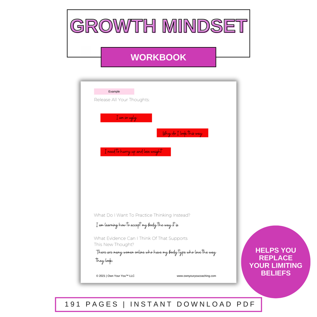 Digital Own Your Mindset Journal