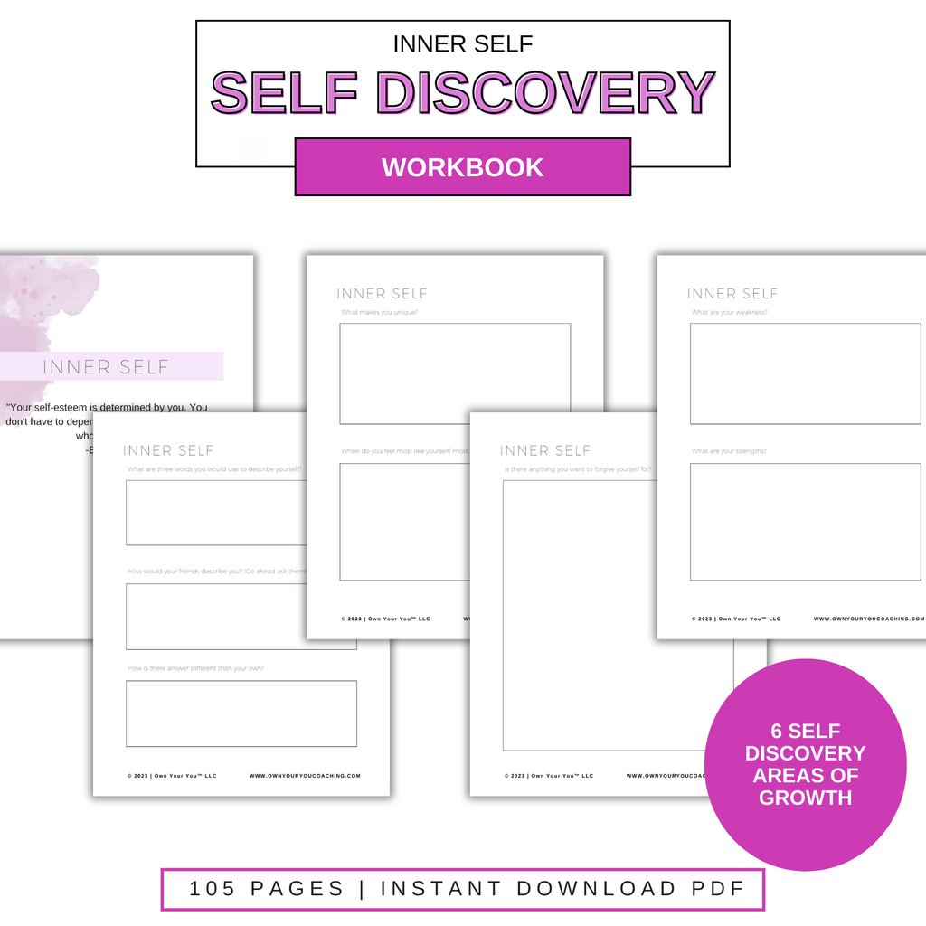 Digital Re-Discover Your Authentic Self Workbook