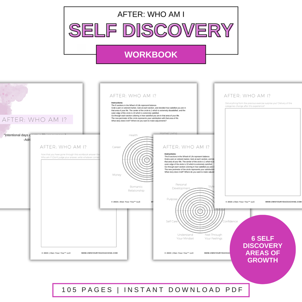 Digital Re-Discover Your Authentic Self Workbook