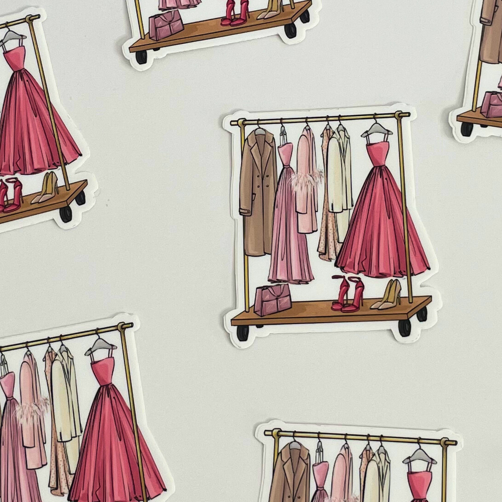 Fashion Wardrobe Sticker