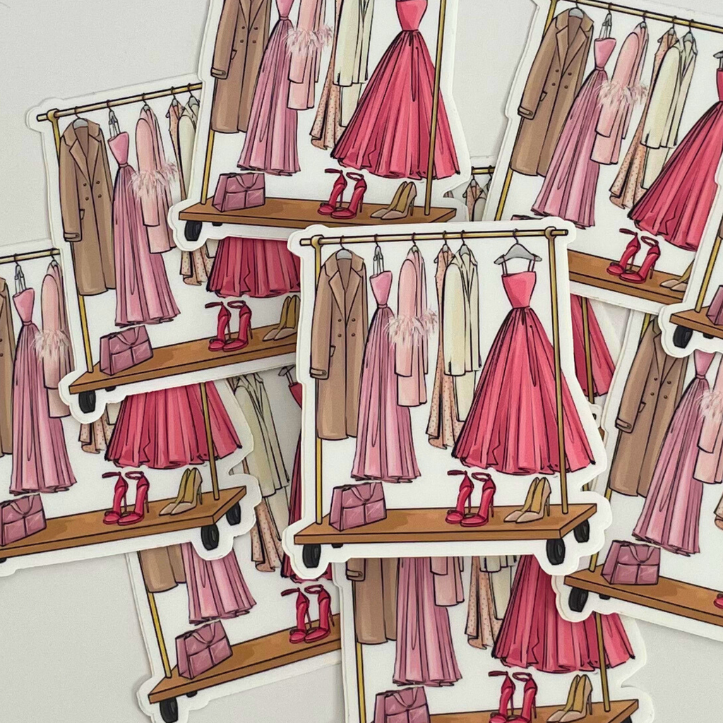 Fashion Wardrobe Sticker