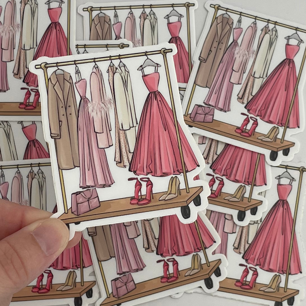 Fashion Wardrobe Sticker