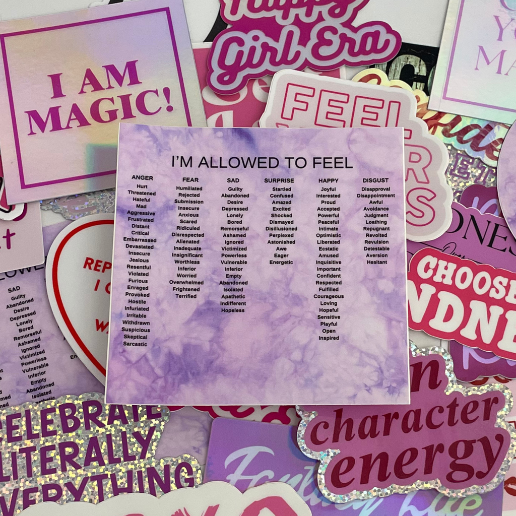 Feelings Chart Sticker