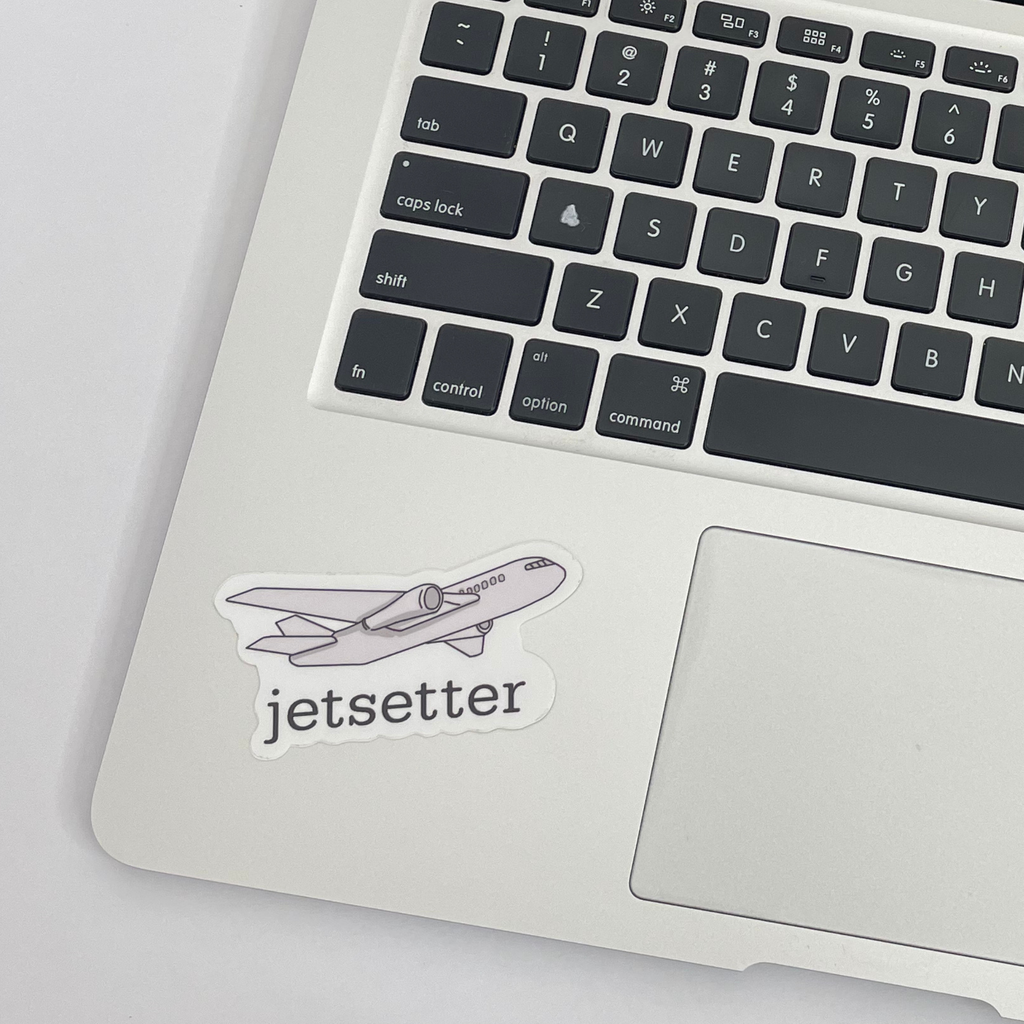 Jetsetter Plane Sticker