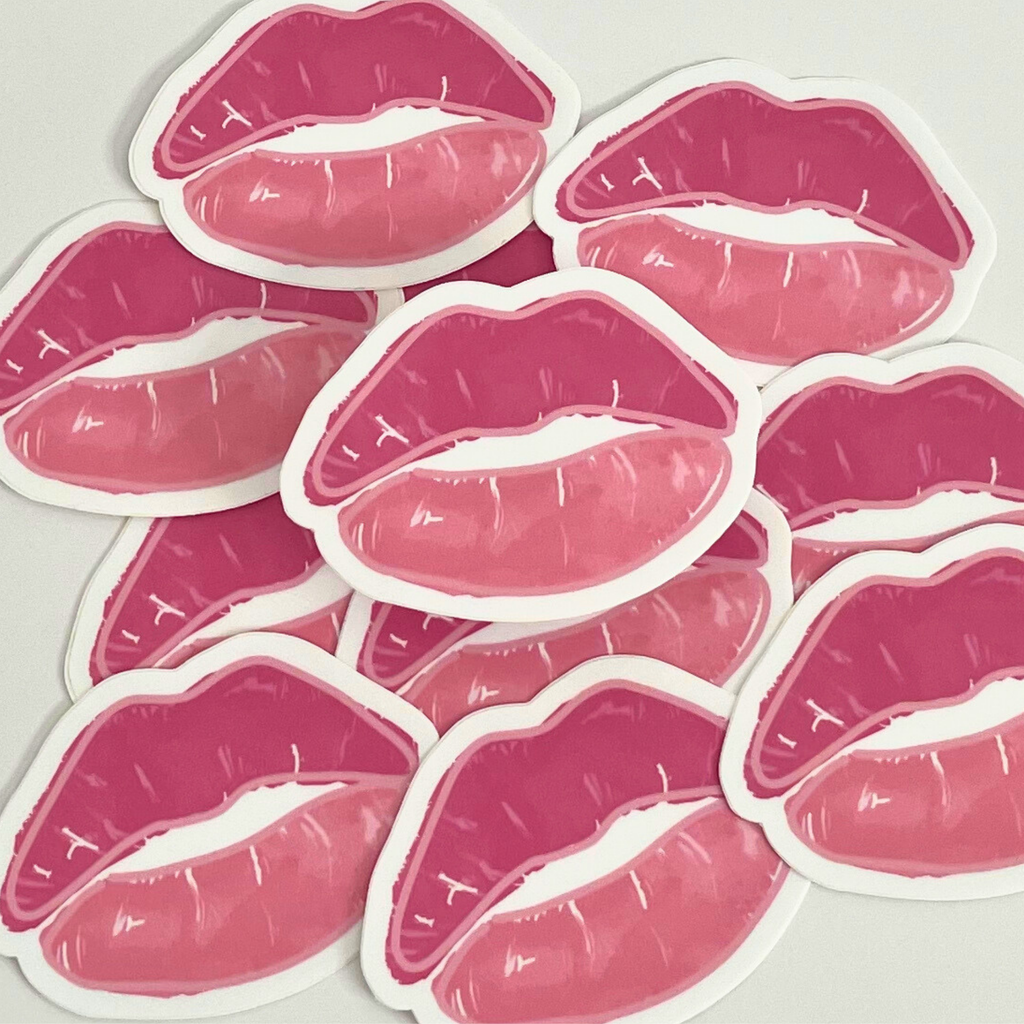 Kissy Lips Sticker