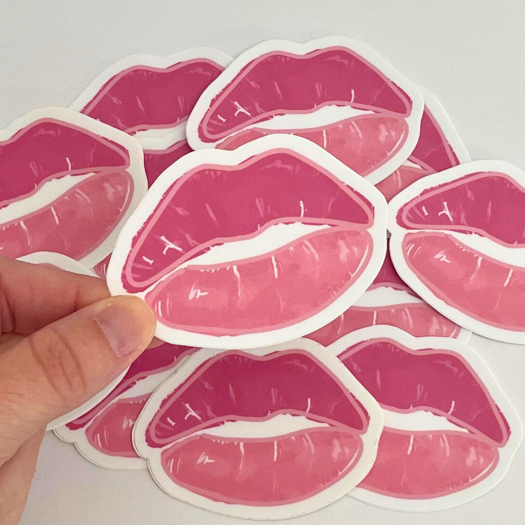 Kissy Lips Sticker