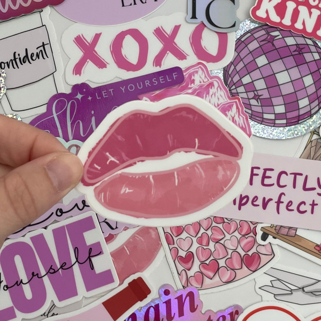 Kissy Lips Sticker