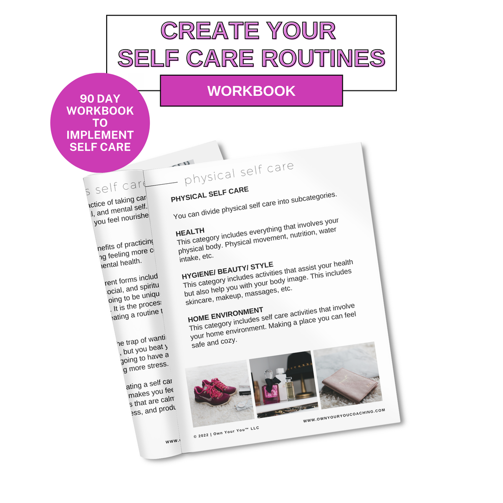 Own Your Self Care Workbook