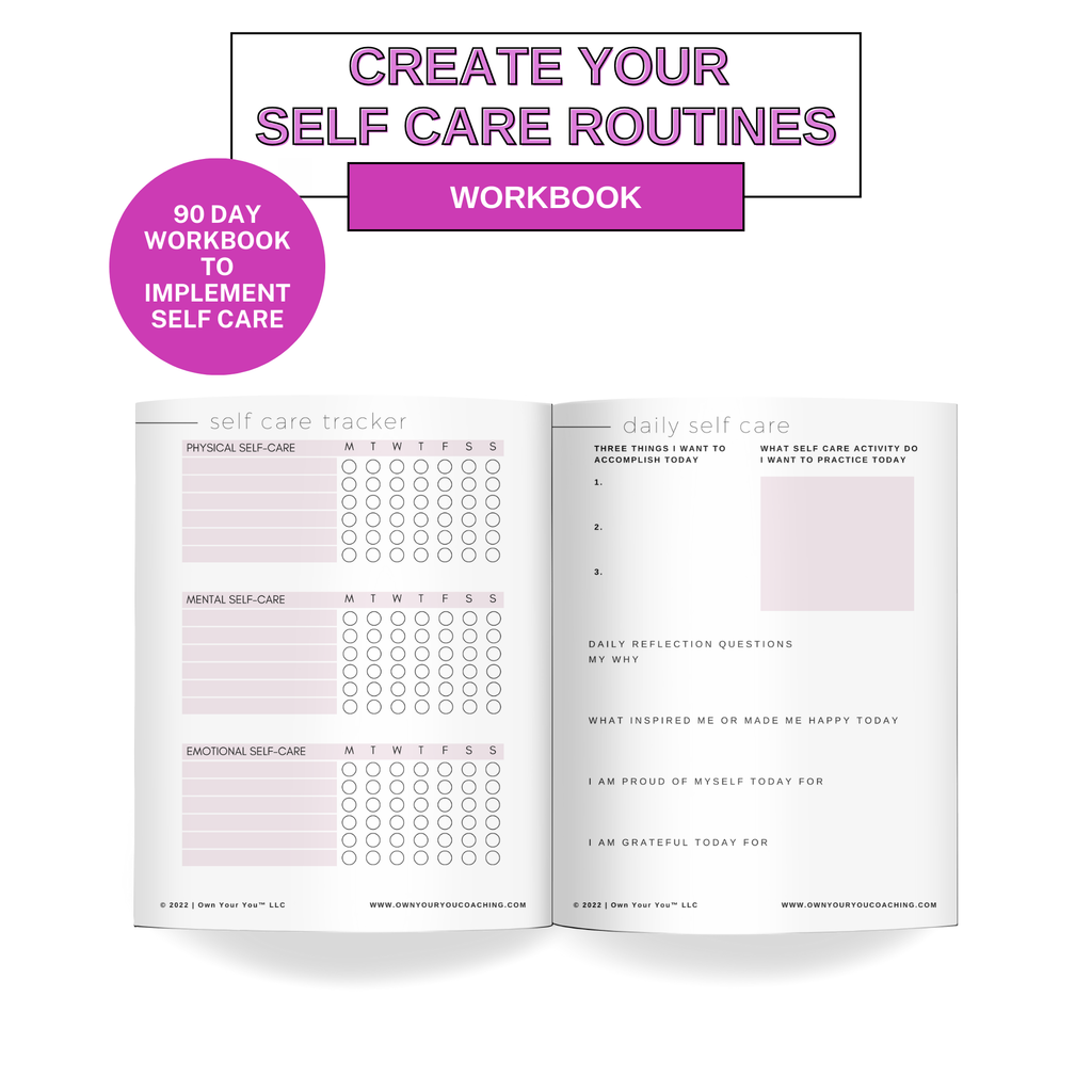 Own Your Self Care Workbook