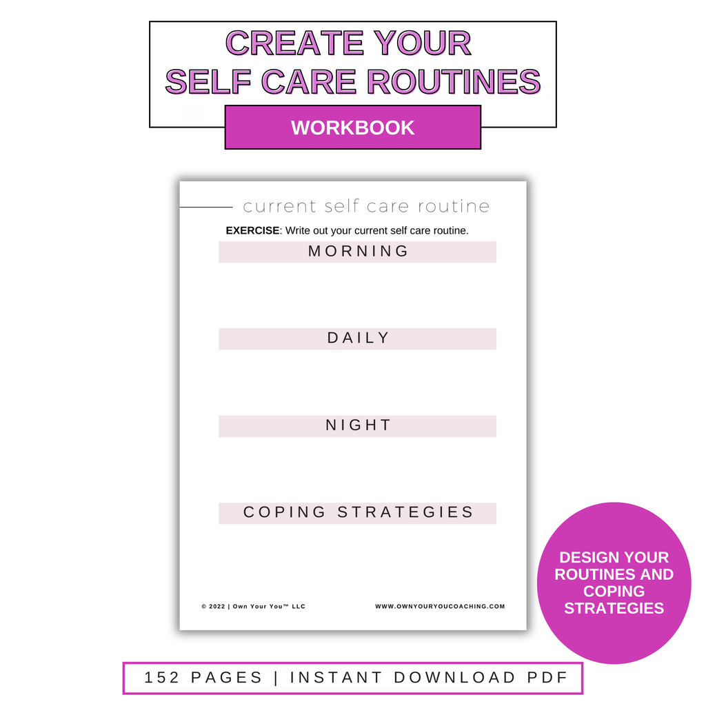 Digital Own Your Self Care Workbook